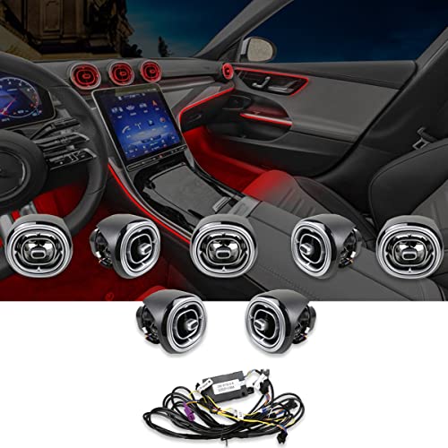 LQYTQQ Full Package set interior ambient LED Light Kit 64 colors Replacement for Benz C Class W206 S206 2022 year up