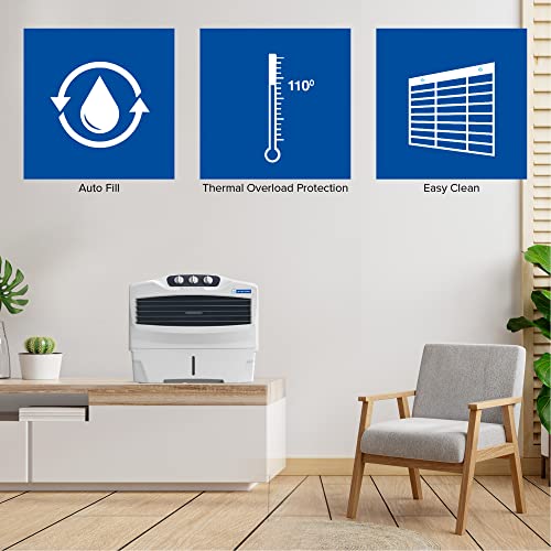 Image of BLUE STAR 50 Litres Window Air Cooler OA50MMA with UV Protect Coat and Easy Clean, White