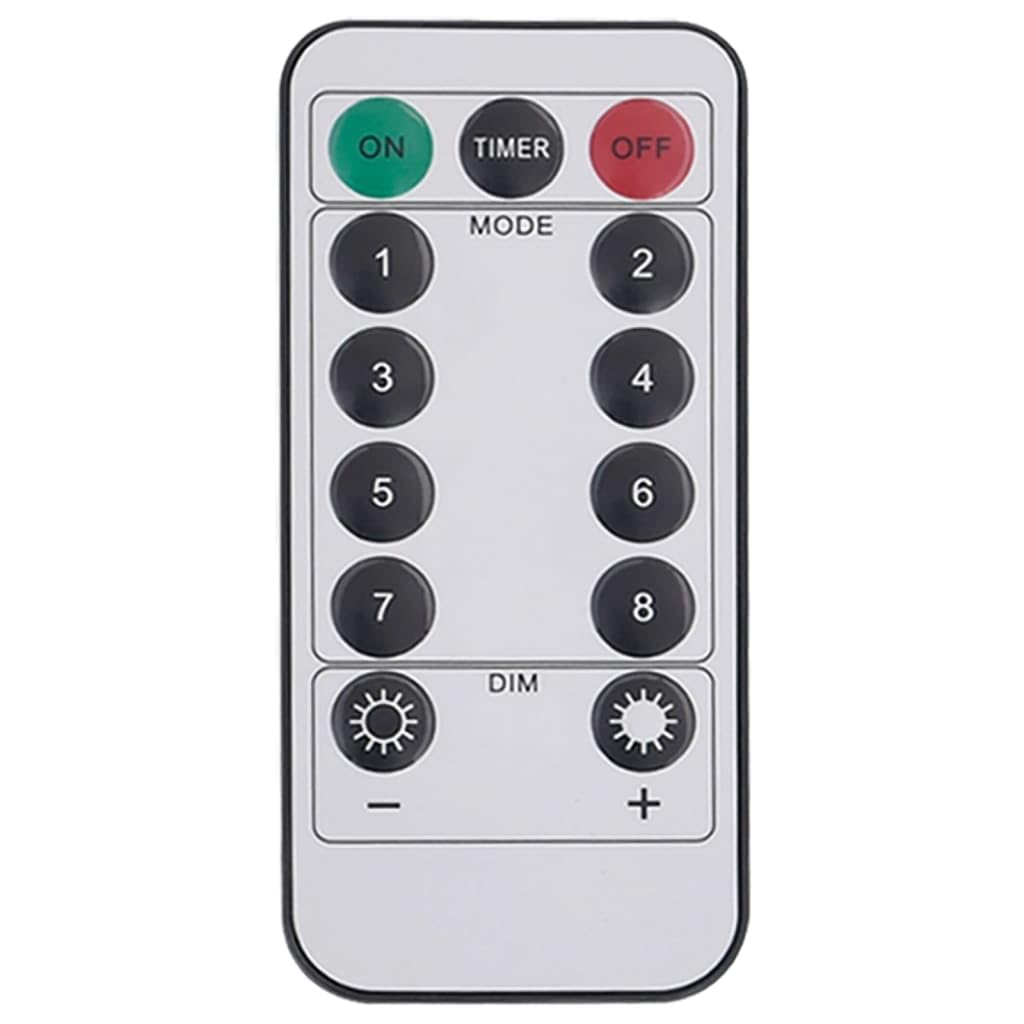Homgoday Luci natalizie fuochi d'artificio 8 pezzi catena luminosa fuochi d'artificio luci natalizie 8 modalità fuochi d'artificio luci con telecomando per feste natalizie decorazioni 140 LED bianco