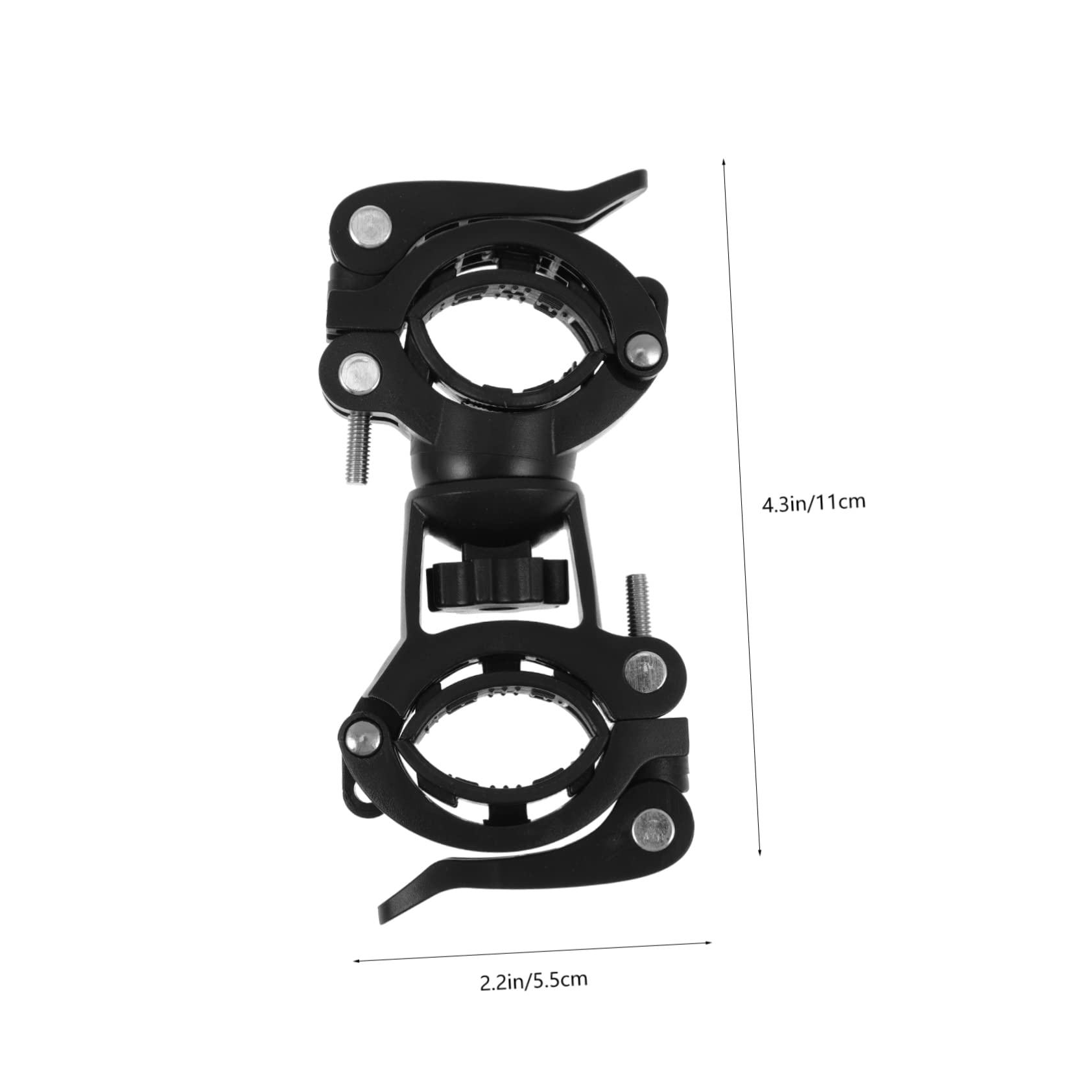 BESPORTBLE 1pc Bike Flashlight Bracket Durable Flashlight Holder for Easy Installation Bicycles Fit for Mountain Bikes Convenient Storage Rack