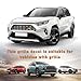 povtii Tri-Color Grille Decor Badge, Personalized Creative Grille Insert Trims, Front Grille Decoration Compatible with 4 Runner Highlander RAV4, Exterior Car Accessories (Style D)