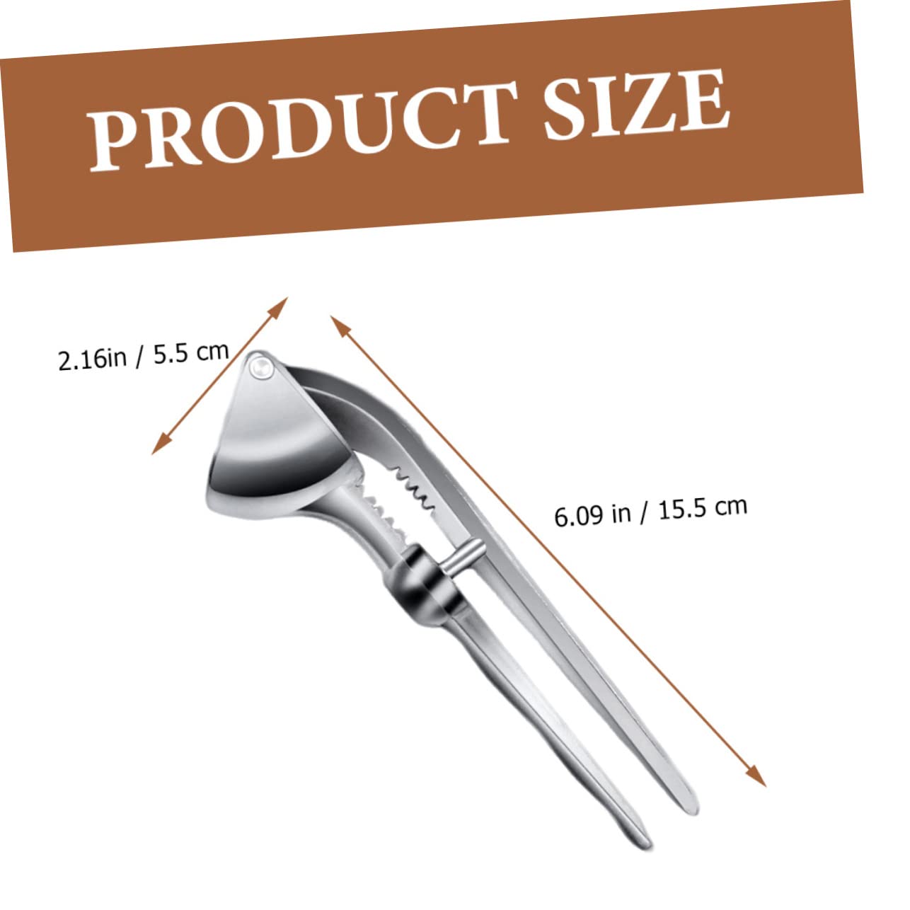 MAGICLULU Manual Garlic Crusher Aluminum Alloy Kitchen Garlic Mincer Tool for Easy Design for Home Restaurant Use