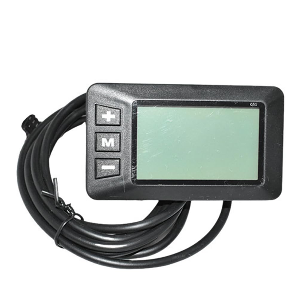 Osmond Display LCD per Bicicletta Elettrica 24/36/48/60 V/72 V Display per Scooter Bici Elettrico G51 Display per Bicicletta Elettrico Connettore SM