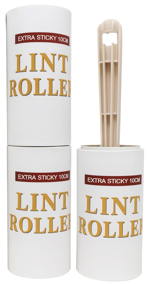 Sandra 3 Lint Roller (180 Sheet) Refill Rolls & Reusable Handle for Clothes, Pet Hair Remover, Extra Sticky Dust, Clothes, Fuzz & Fur Remover for Clothing, Sofa, Furniture, Car Seats, Bedding & Fabric-image-48