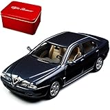 Aus Metall mit Plastikteilen. Solido Alfa Romeo 166 Limousine Blau Grau Limousine 1998-2007 1/43 Modell Auto