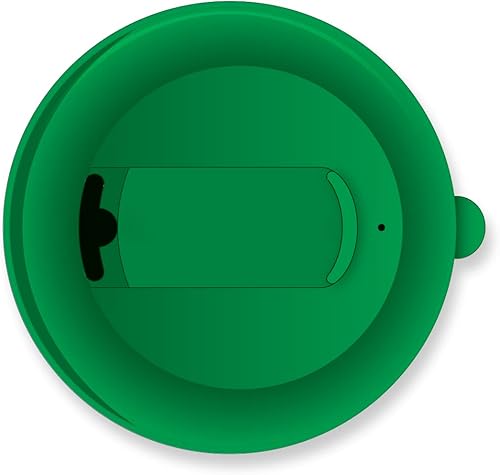 Miniatura 1 de Vaso transparente de colibrí con tapa verde de 16 onzas, fantástica retención de temperatura, aislamiento térmico, apto para lavavajillas y