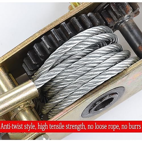 Cabrestante manual SOBS 3 ton acero resistente miniatura 4