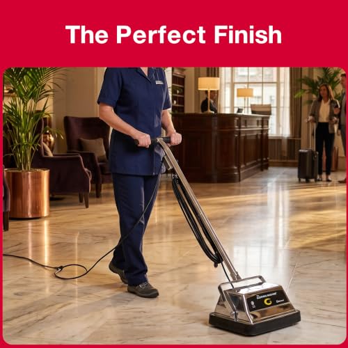 Image of Koblenz P-1800 Floor Polisher and Buffer, 12 in Twin Brush, 2 Speeds, Gold
