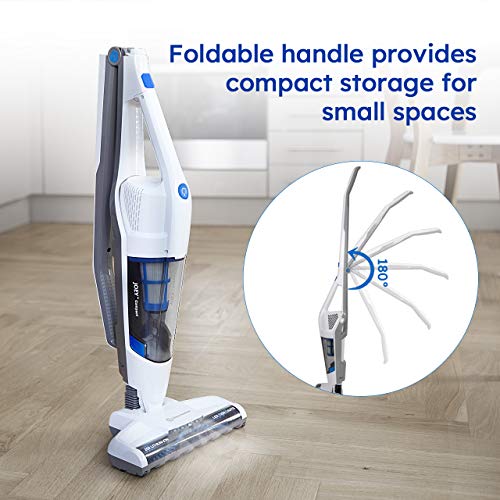 Vacmaster VSD1801 Cordless Handheld & Stick Vacuum Cleaner 2 in 1, Rechargeable Li-ion Battery Powerful Lightweight for Hardwood Floor, Carpet and Pet Hair White by Vacmaster - Image 3