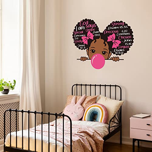 Vinilos Decorativos de Niña Afroamericana 2 Pzs miniatura 2