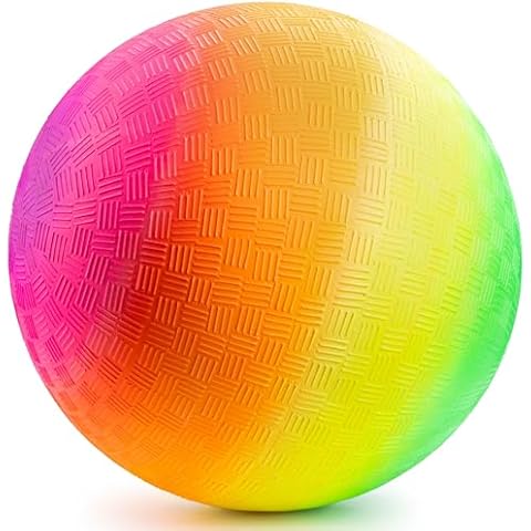 Bedwina 8.5 Inch Rainbow Playground Ball Cover