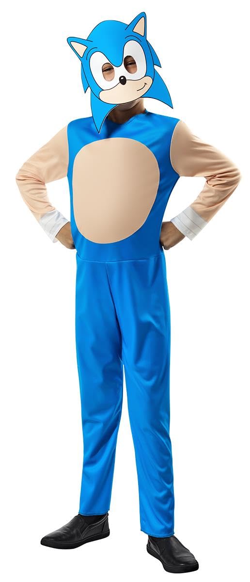Rubies Disfraz Sonic The Hedgehog para niños y niñas, Mono y máscara, Licencia Oficial Sega Sonic para Navidad, Carnaval, Halloween y cumpleaños
