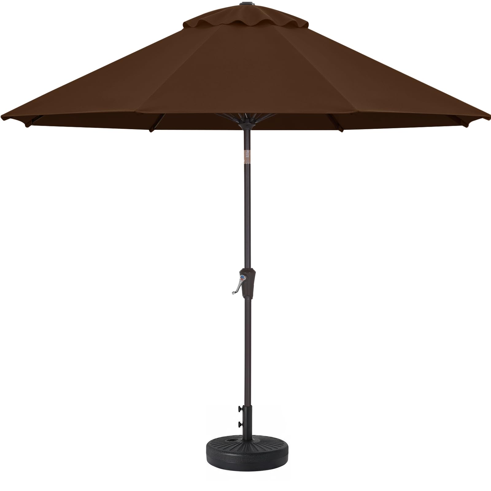 ABCCANOPY 10FT Patio Umbrella Outdoor 8 Ribs Table Umbrella(Taupe)