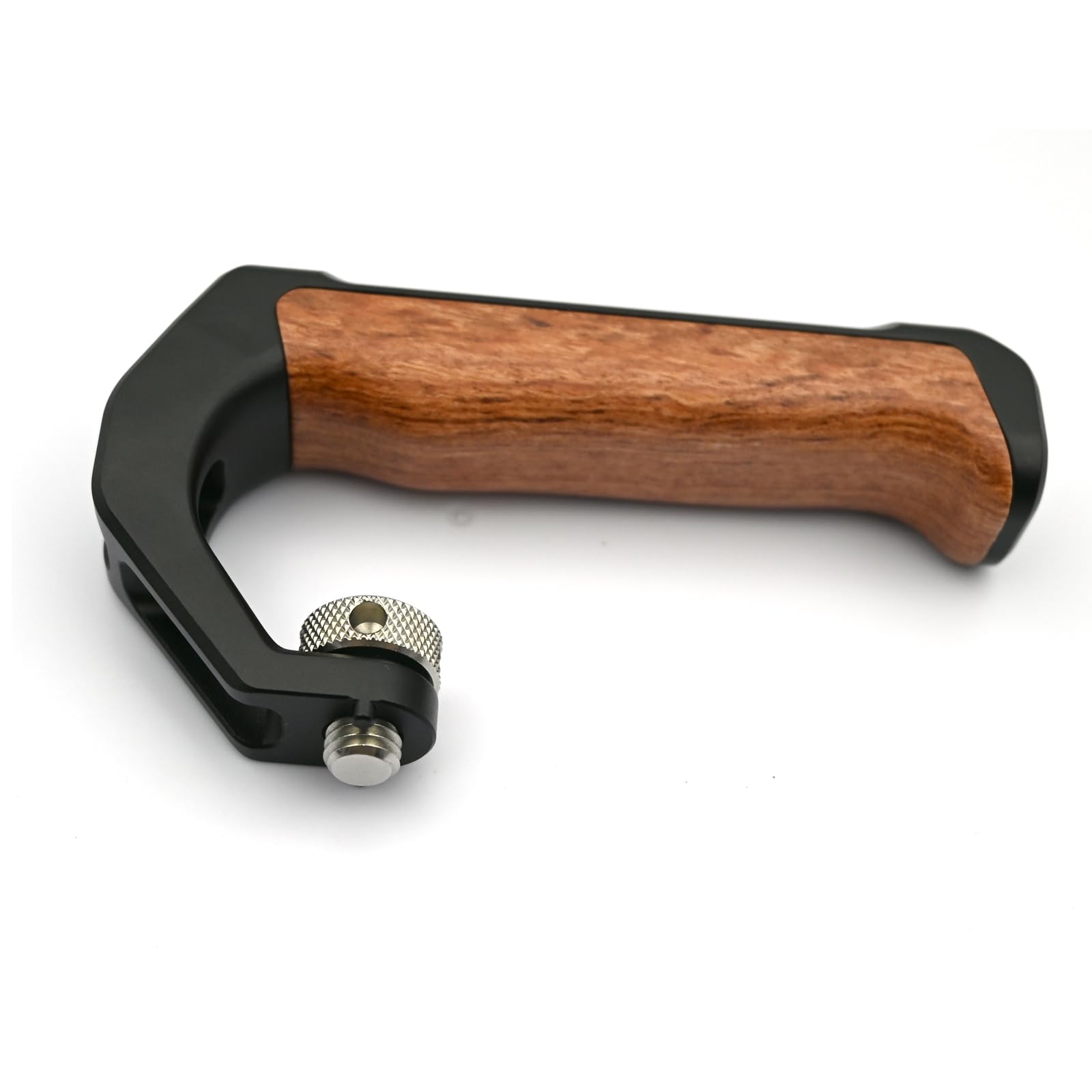 Kit gabbia ZVE10 compatibile per fotocamera Sony AlphaZV-E10 gabbia completa con impugnatura laterale in legno Tophandle Supporti per scarpe fredde Multile 1/4 3/8 foro filettato in alluminio
