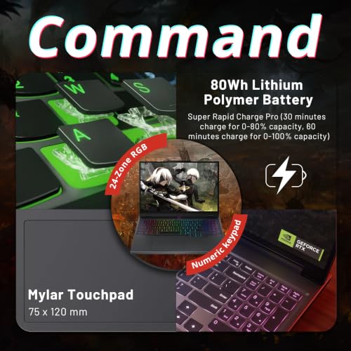 Image of Lenovo Legion 5 15.1 inch 165Hz WQXGA OLED Gaming Laptop, AMD Ryzen AI 7 350, NVIDIA GeForce RTX 5070 8GB, 32GB RAM, 2TB Storage(1TB SSD+1TB Docking Station Set), RGB Backlit Keyboard, Win 11 Pro, Black