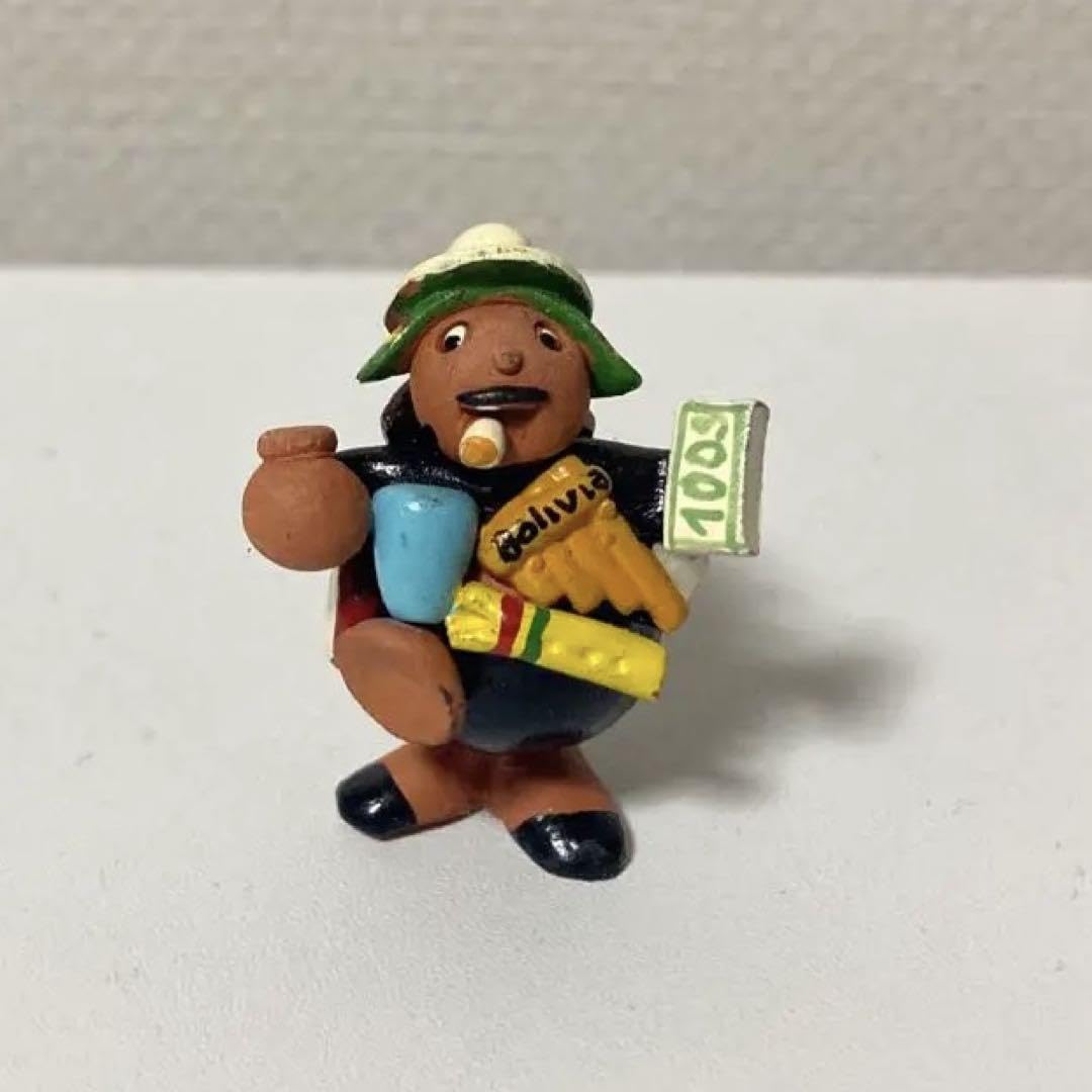 Amazon.co.jp: ボリビア エケコ人形 お土産 ミニチュア 小① 高さ3.5cm