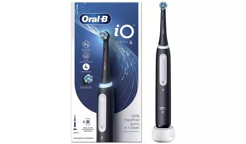 Oral-B iO4 Electric Toothbrushes For Adults, Oral B Electric