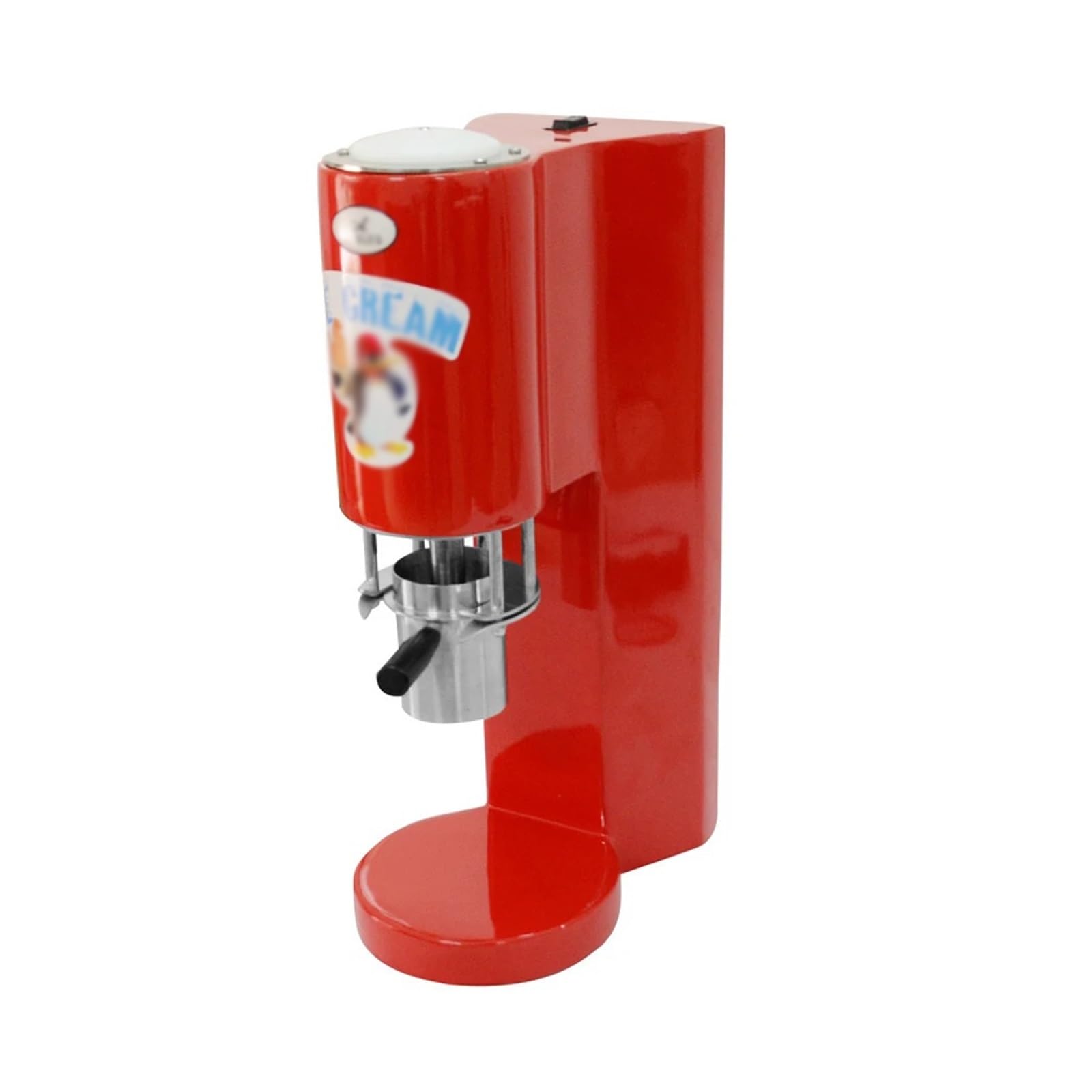 GRFIT gelatiera autorefrigerante Macchina for Il Gelato Macchina for la Formazione del Gelato Spaghetti Gelatiera Macchine for Gelato Rosso/Bianco/Giallo Gelatiera (Color : A)