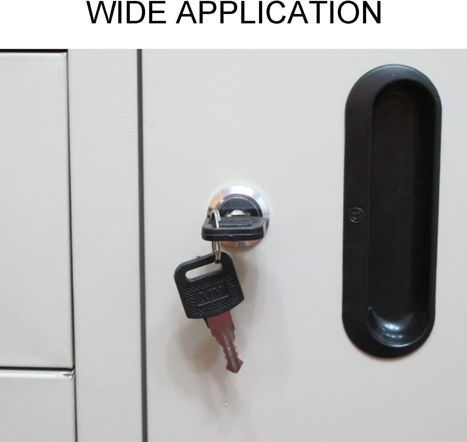 Amazon | MroMax 引き出し錠 鍵2つ付き シリンダー錠 シリンダー