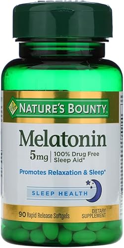 Natures Bounty Melatonina Super Strength 5 mg cápsulas blandas 90 ea