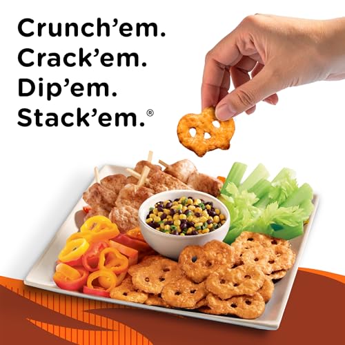 Image of Snack Factory Buffalo Wing Pretzel Crisps, Non-GMO, 7.2 OZ Resealable Bag, (Pack of 2)