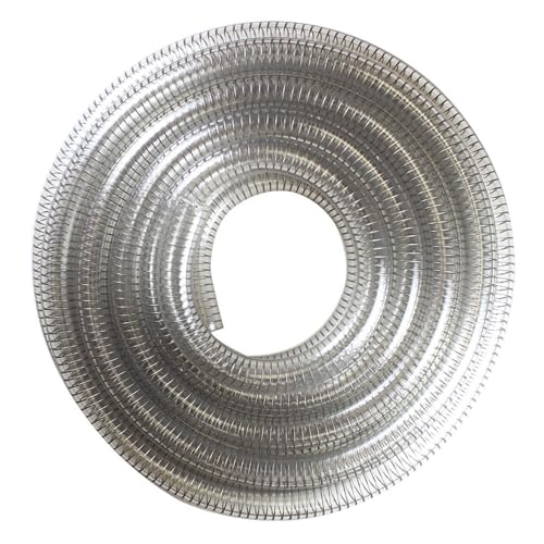 Suction and Transfer Hose, 25 ft., Clear