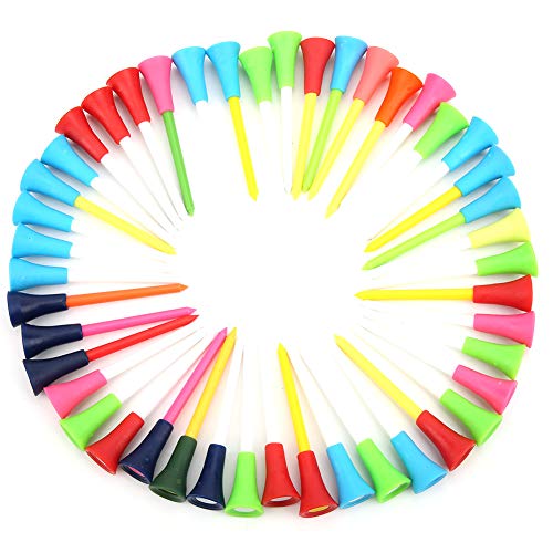 Golf-tee-50PCS-Plastic-Plastic-Golf-Tees-Long-Tees-83Mm-Mixed-Colors-Golf-Training