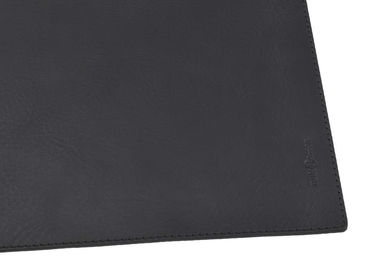 Ruitertassen Schreibunterlage Leder Schreibtischauflage 60x40cm Unterlage Schreibauflage Matte schwarz