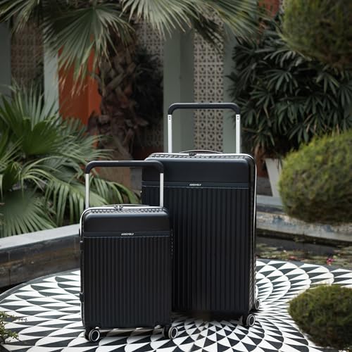 Image of Assembly Hard-Sided Medium Check-in Luggage - 65 cms | Premium Wide Handle Trolley Bag with in-Built TSA Lock & Noise-Free Wheels