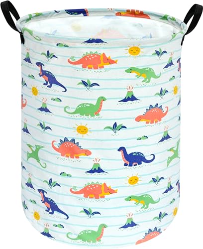 Image of Round Laundry Basket Storage Bins Nursery Hamper Gift Baskets for Home,Office,Home Decor