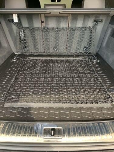 EACCESSORIES EA Red de carga organizadora de maletero para AUDI Q8 SQ8 2019-2023 Redes de carga estilo sobre + piso para SUV Organizador de