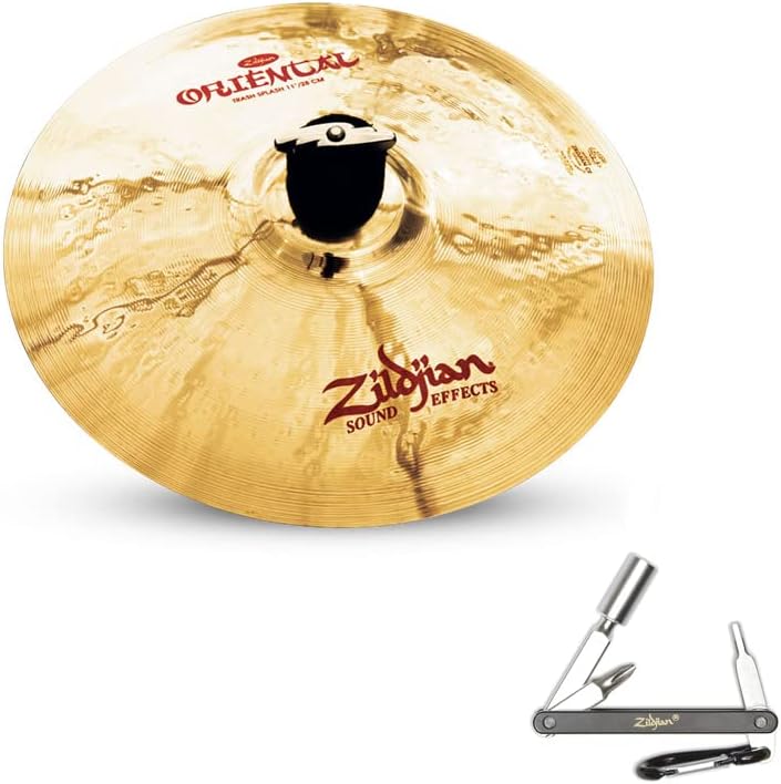 Zildjian A0611 11" Oriental Trash Splash Cymbal With High Pitch & Profile With ZKEY