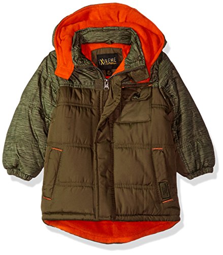 iXtreme Boys Space Dye Print Colorblock Puffer