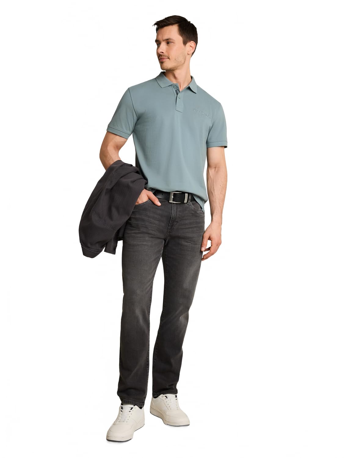 TOM TAILOR Herren Piqué Poloshirt aus Baumwolle – Ansicht 2