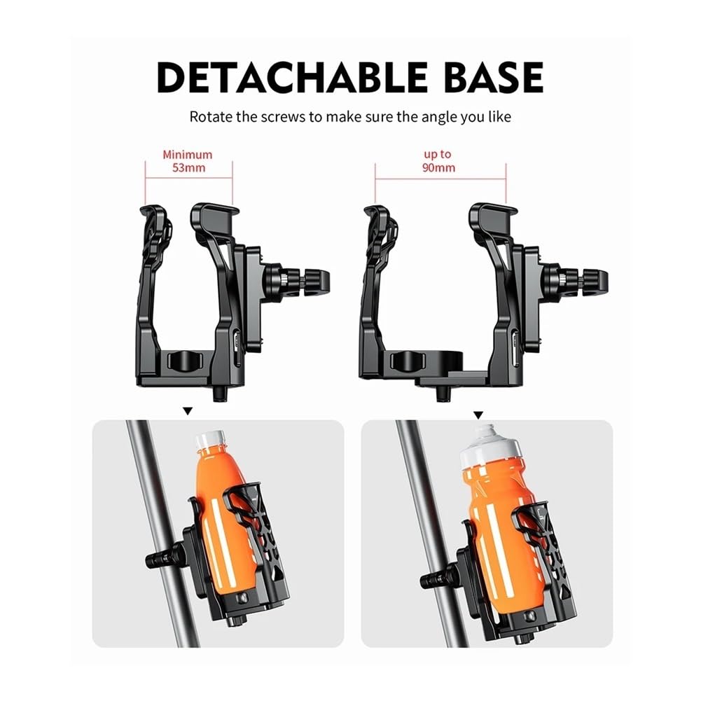 Motorrad Getränkehalter Wasserflaschenhalter 53 Mm Bis 90 Mm Halter Halterung Flaschenboden
