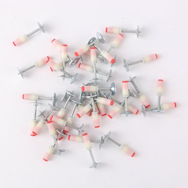 Generic Concrete Manual Nail 100pcs Stainless Steel Ceiling Nails Wall Fastening Tool for Professionals and Enthusiastic - (As Show)