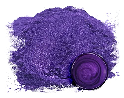 Eye Candy Pigments Premium Purple Mica Powder - Periwinkle Purple (50gr) - for Epoxy, Resin, Soap, Paint, Woodworking, Acrylic Pouring, Bath Bombs, Fishing Lures - DIY Arts and Crafts Additive - Thumbnail 6