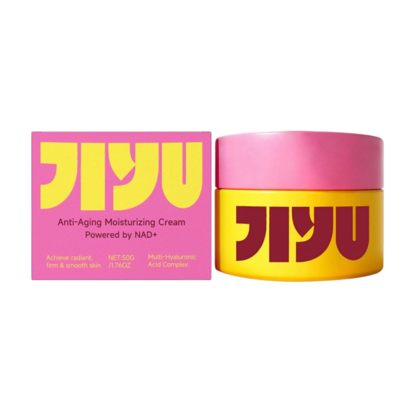 Jiyu Original Anti-Aging Moisturizing Cream,Cuida La Piel Del Rostro Con Suavidad E Hidratación (1 Jar)