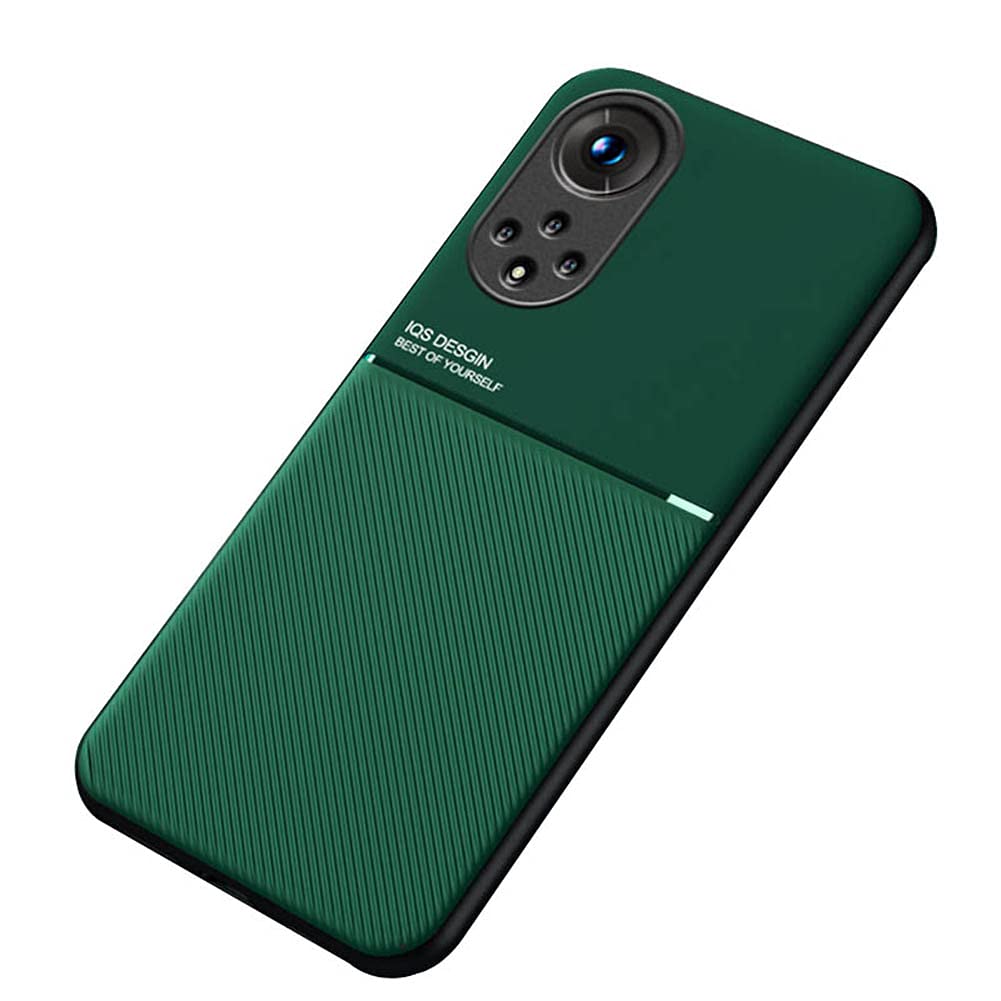 Kepuch Mowen Case for Honor 50/Huawei Nova 9 - Cover Bumper Built-in Metal Plate for Honor 50/Huawei Nova 9 - Green
