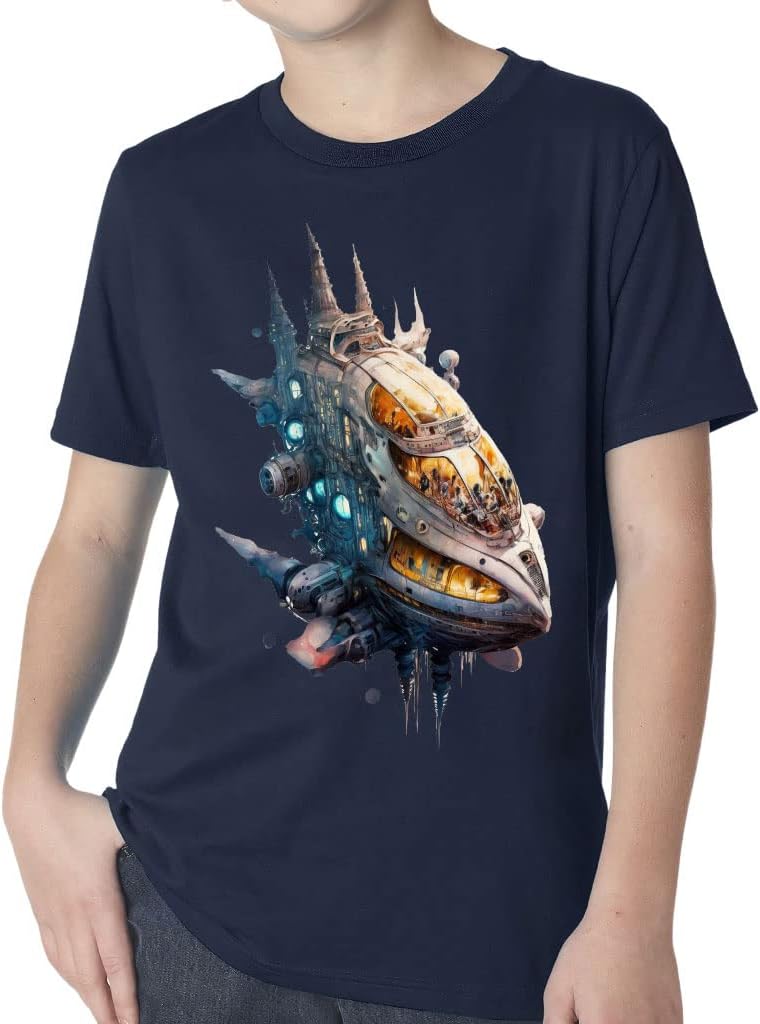 Space Themed Kids' Classic Fit T-Shirt - Fantasy T-Shirt - Art Classic Fit Tee