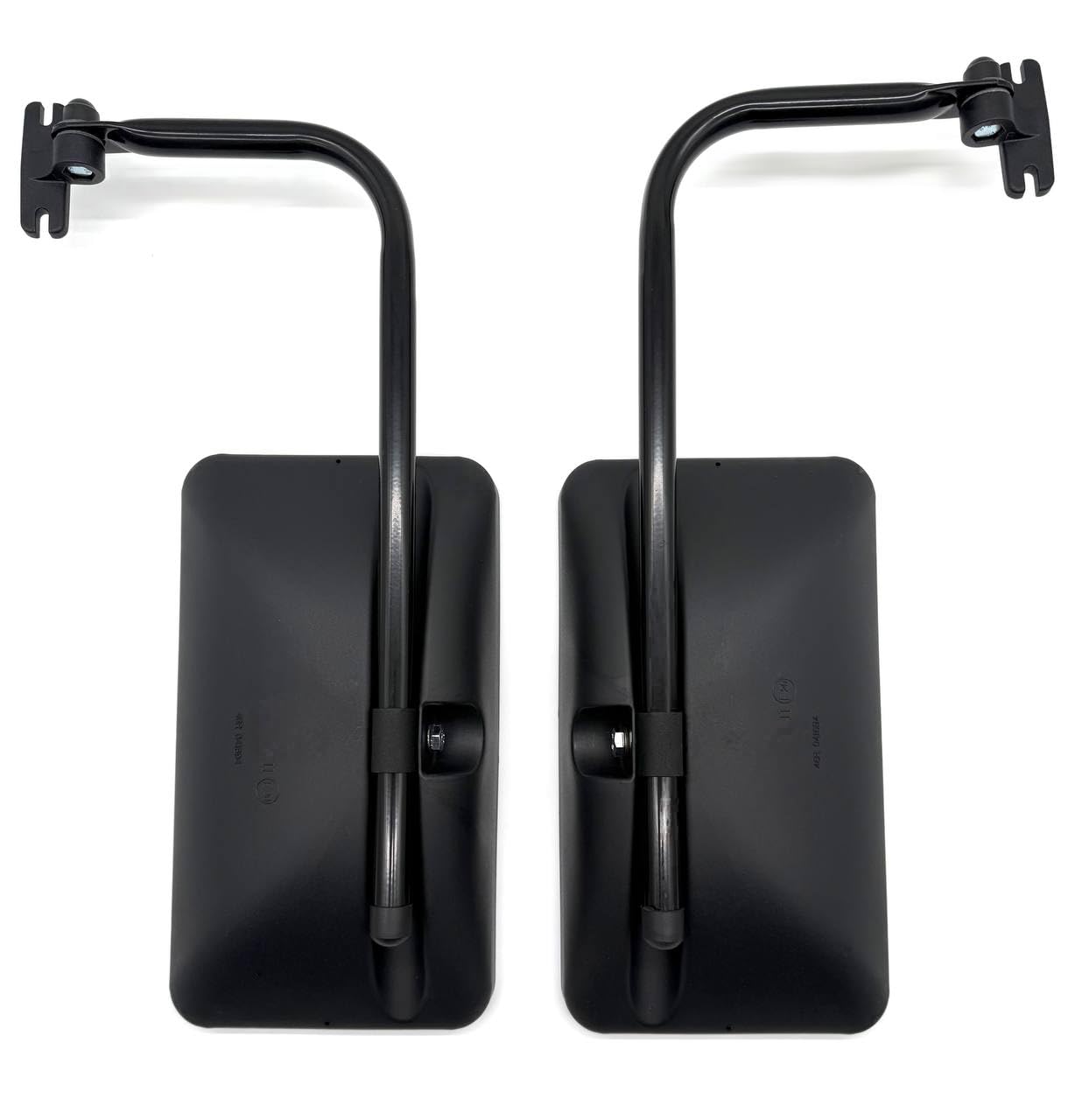 2x Außenspiegel 305x170 ø14-18 Traktor LKW Bagger mit Spiegelhalter Spiegelarm