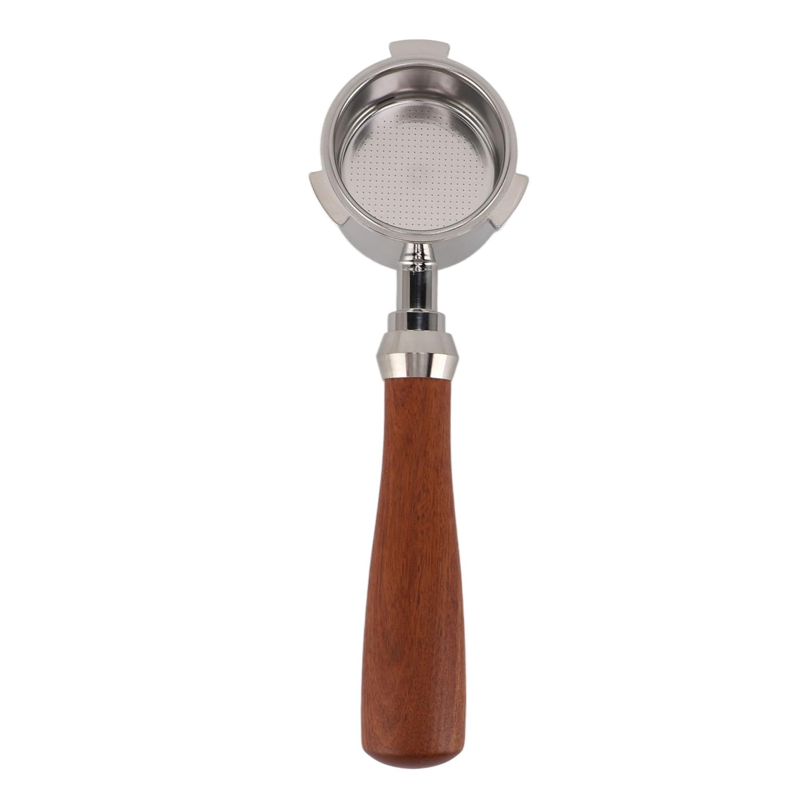 Ecco la traduzione richiesta: **Hapivida Portafiltro Bottomless 51mm Acciaio Inox Manico Legno per **
