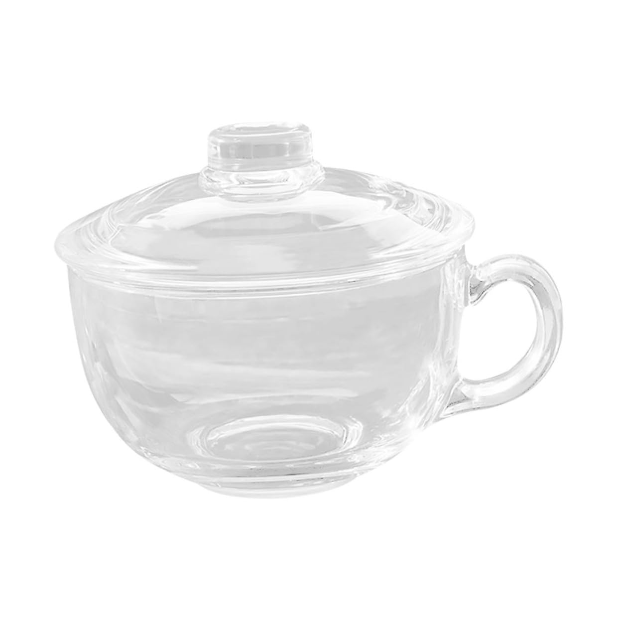 Saladier verre avec couvercle Toyvian grand récipient alimentaire transparent de qualité