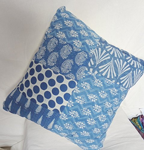 Broches et pompons sur housse de coussin 40,6 x 40,6 cm pour protéger le canapé