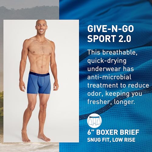 Image of ExOfficio Men's Give-N-Go Sport 2.0 6'' Boxer Brief
