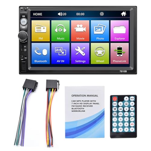 Amazon.co.jp: オートラジオ2 Din 7023B車のラジオ7インチの