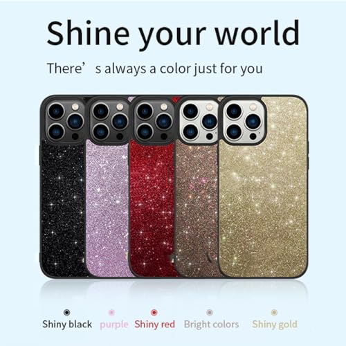 Coque iPhone 15 avec paillettes résolvant le problème des rayures et du style - 6