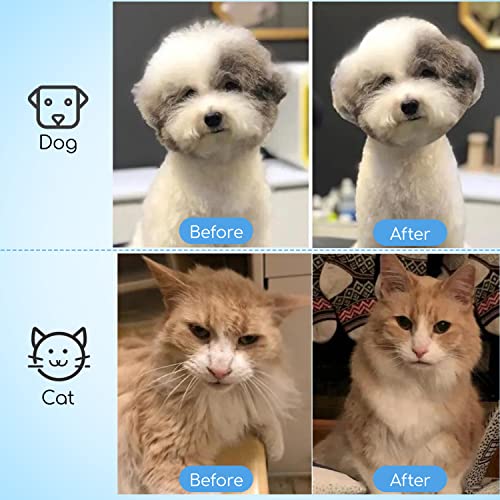 Hundebürste für Langhaar und Kurzhaar, Fellpflegebürste für Hunde & Katzen, Unterfellbürste für Große und Kleine Hunde, Katzenbürste for Easy Groom