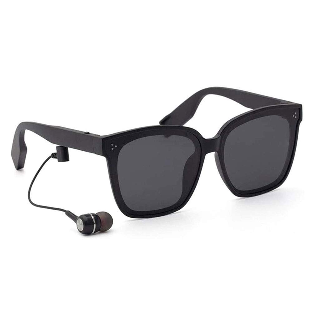 Gafas de sol Bluetooth inteligentes, altavoz de gafas de sol audio para escuchar música y hacer llamadas telefónicas, resistencia al agua y protección completa de la lente UV y compatible con to