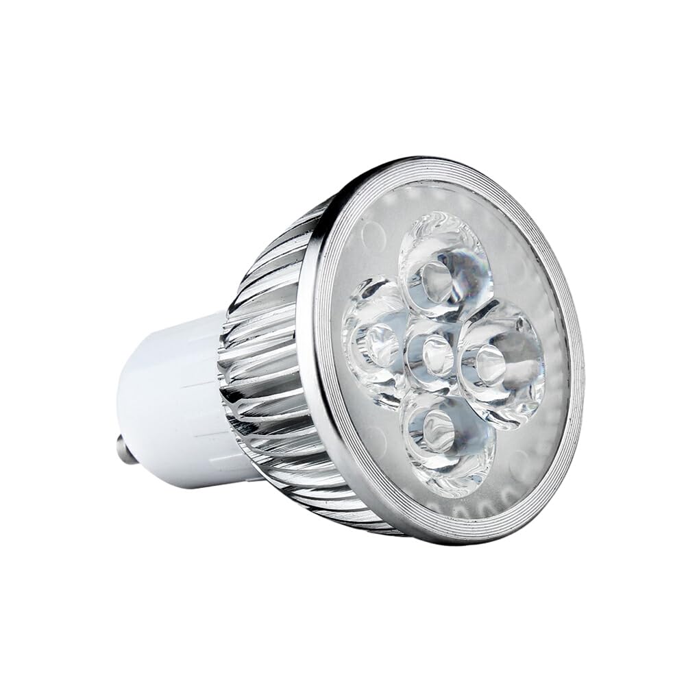 siduytin LED Lamp Simple and Beautiful with Low Heating and UV Free Light Metal Dimmable Warm/Pure/Cold Beam Light LED Spotlight, 5W Warm Light